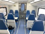 Interior of Tri-Rail Hyundai-Rotem Bilevel Car